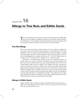Allergy to Tree Nuts and Edible Seeds