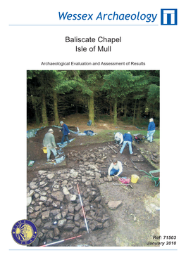 Baliscate, Isle of Mull Archaeological Evaluation and Assessment of Results