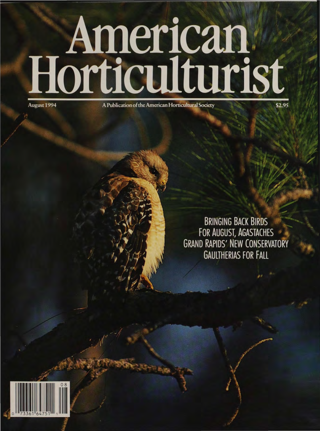 Horticulturist Volume 73, Number 8 August 1994