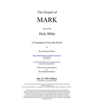 PDF Gospel of Mark
