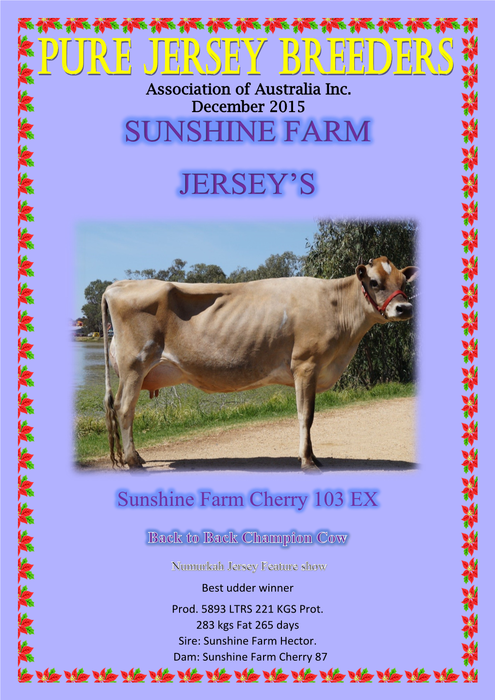 Sunshine Farm Cherry 103 EX