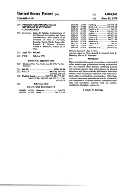 United States Patent [191 [Ill 4,094,943 Howarth Et Al