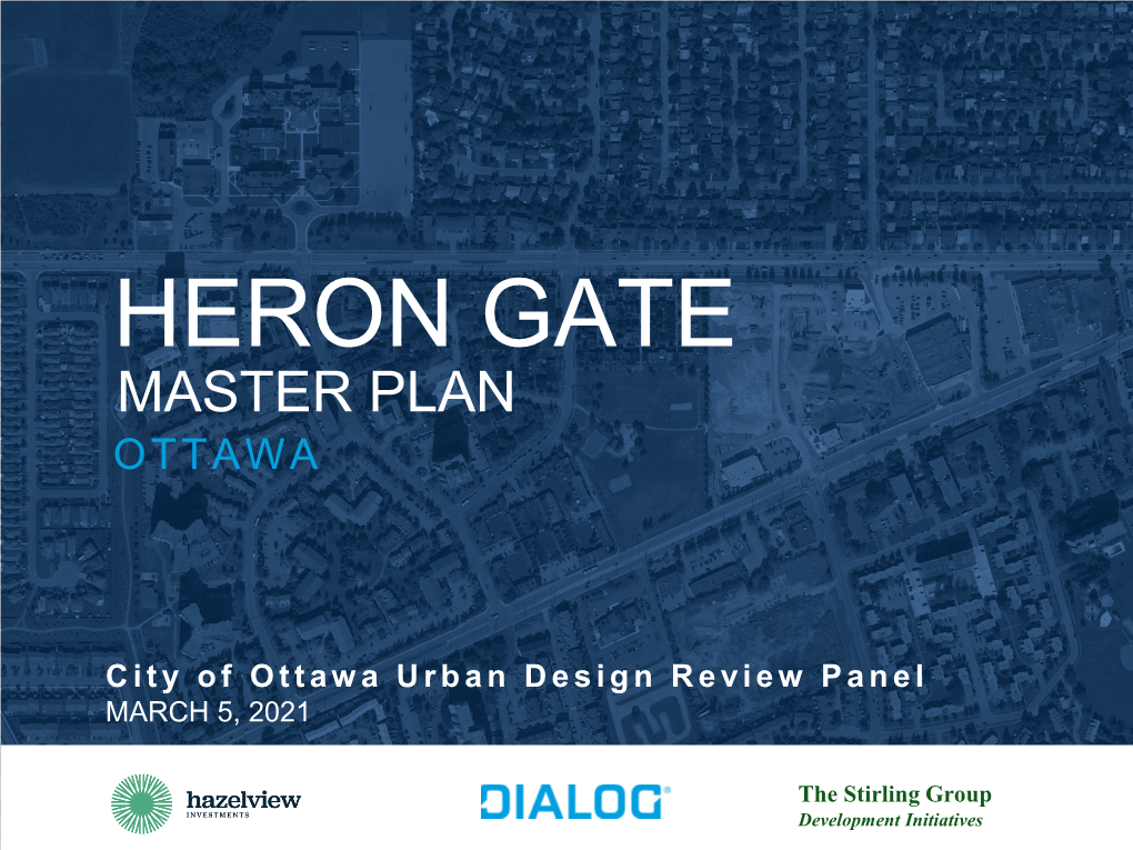 Heron Gate Master Plan Ottawa