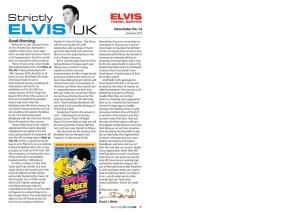Strictly Elvis Newsletter No.14.Pdf