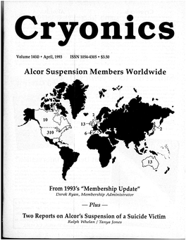 Alcor Suspension Members Worldwide