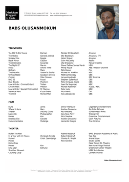 Babs Olusanmokun