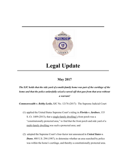 Legal Update