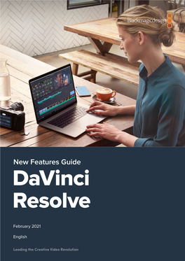 New Features Guide Davinci Resolve