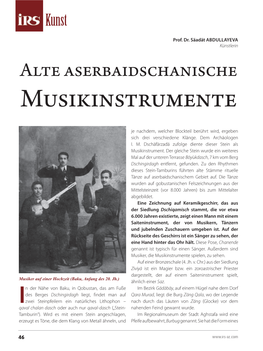 Alte Aserbaidschanische Musikinstrumente