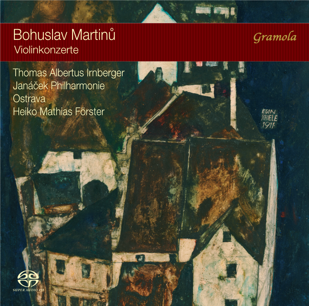 Bohuslav Martinů Violinkonzerte