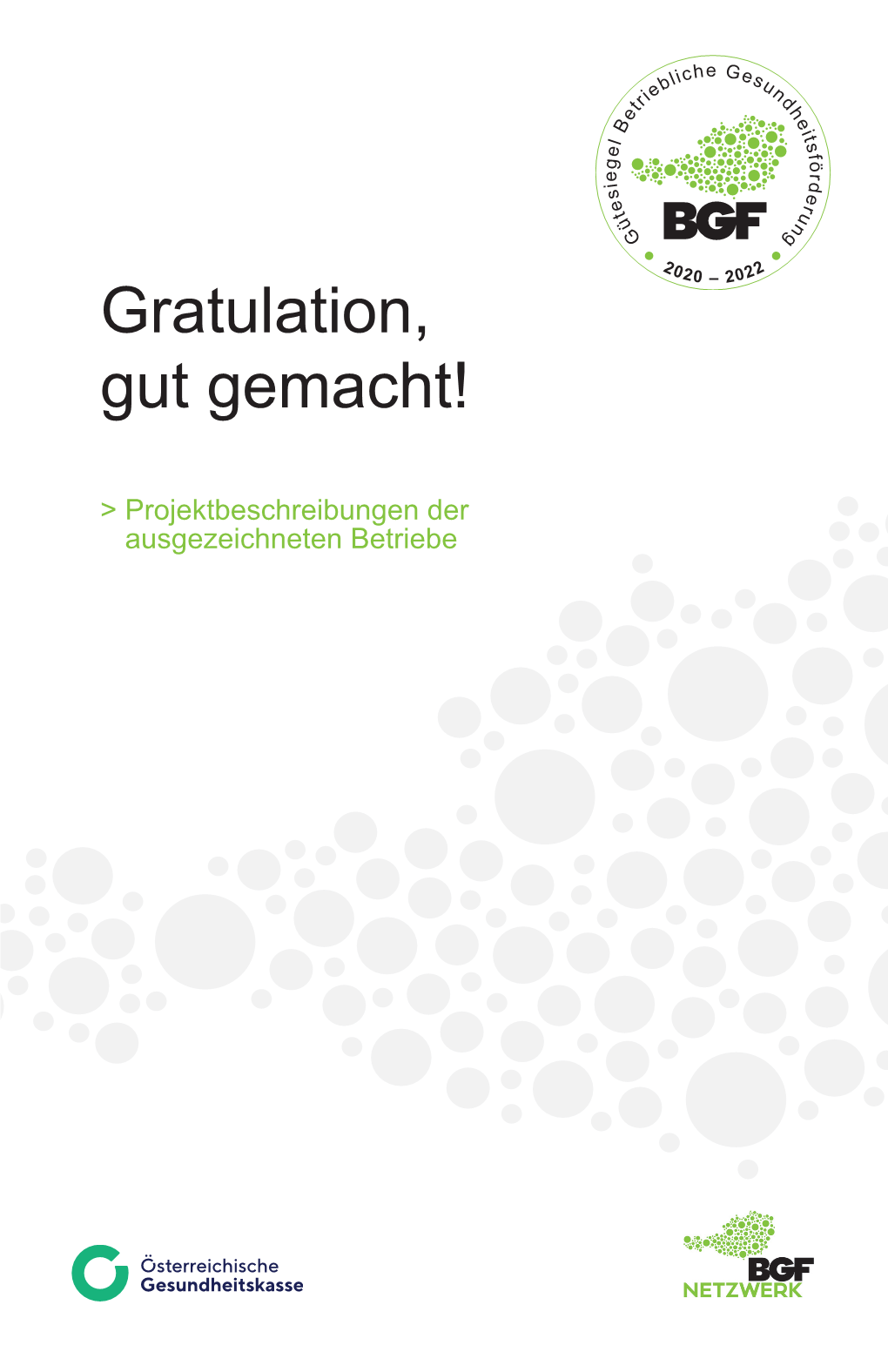 Gratulation, Gut Gemacht!