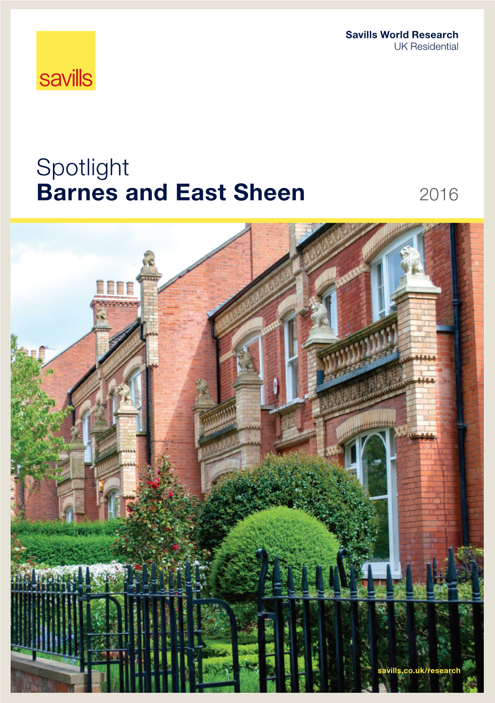 Spotlight Barnes and East Sheen 2016