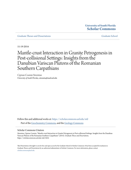 Mantle-Crust Interaction in Granite