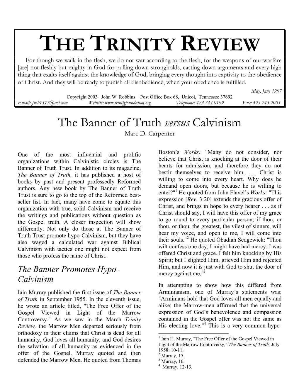The Trinity Review