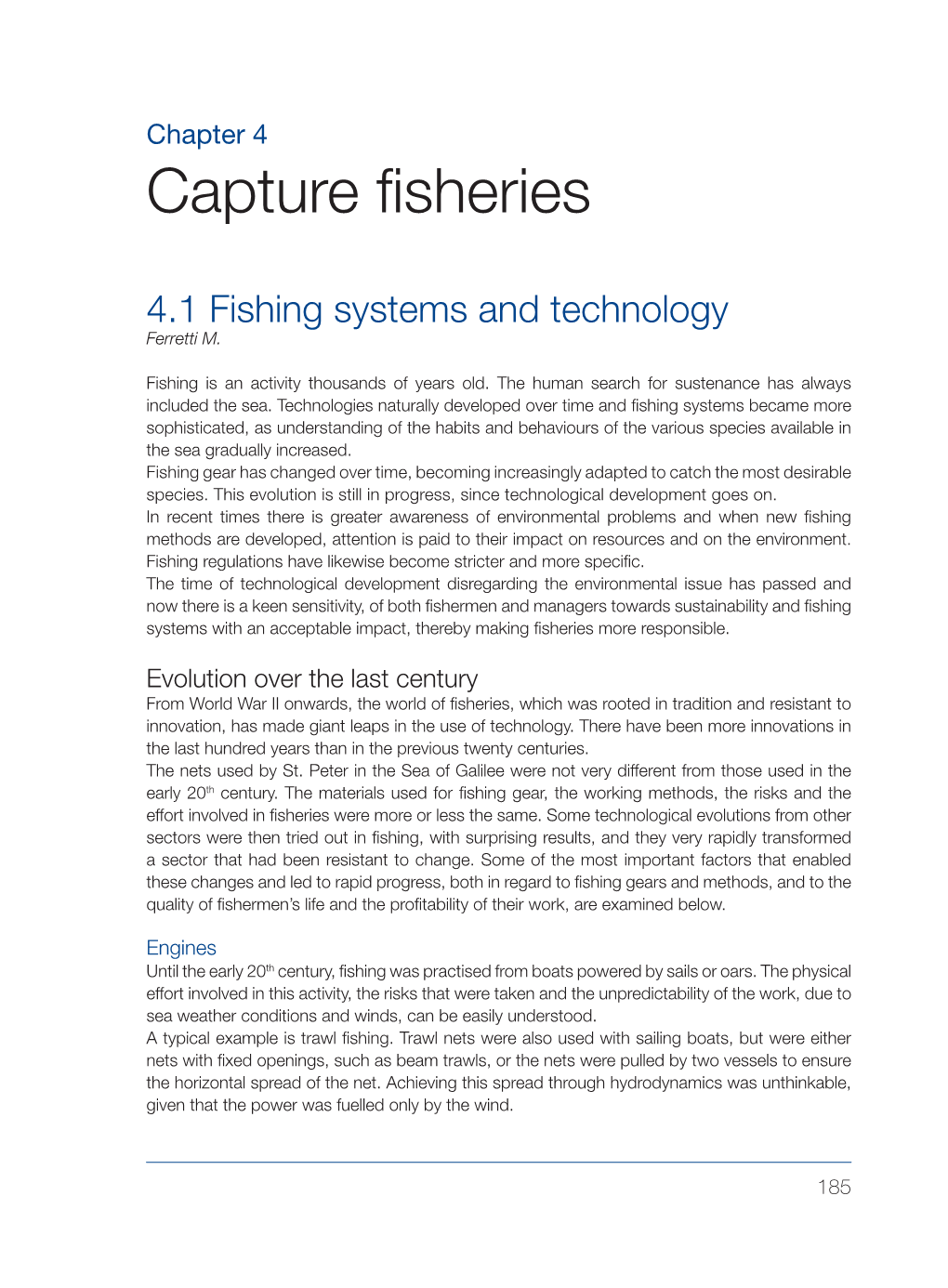 Capture Fisheries