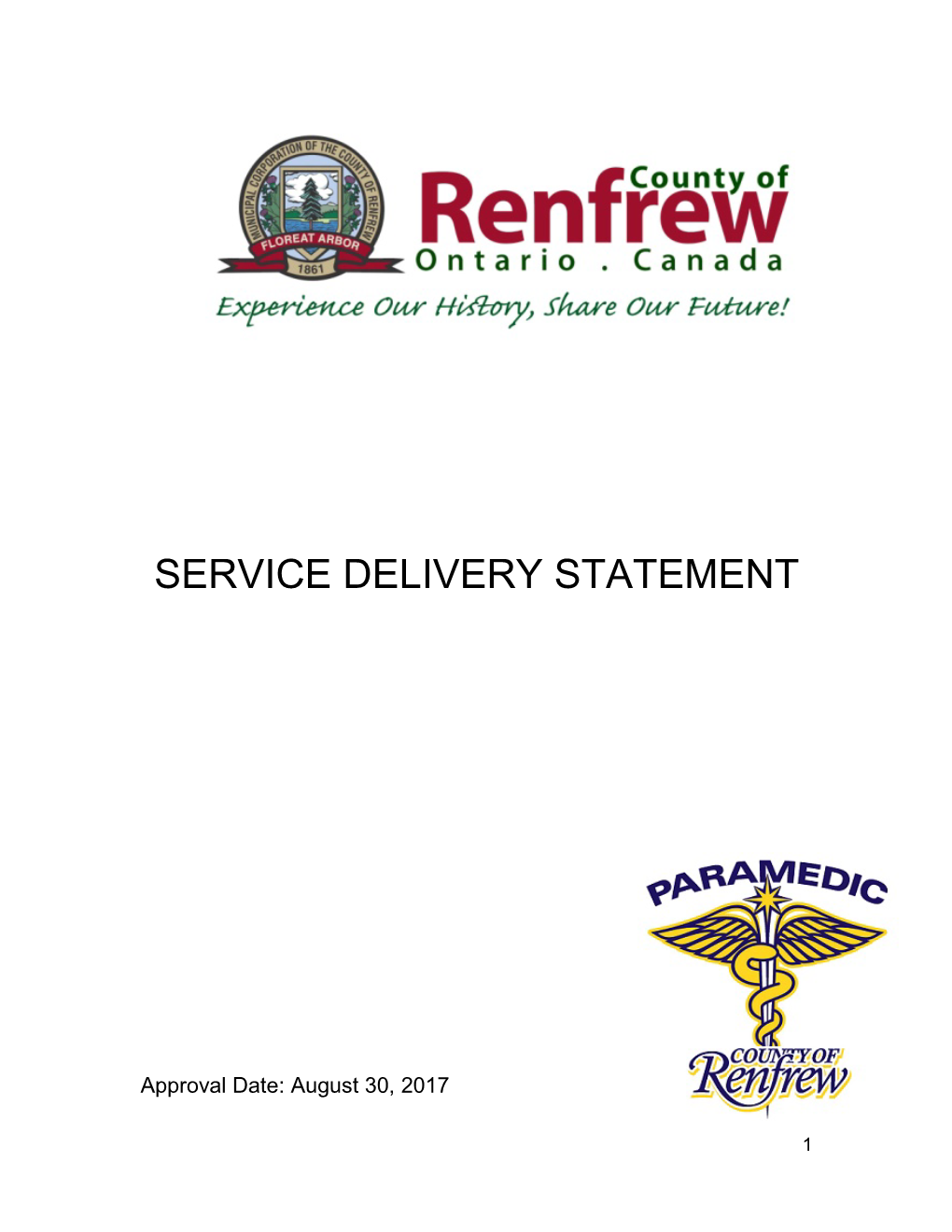 Service Delivery Statement