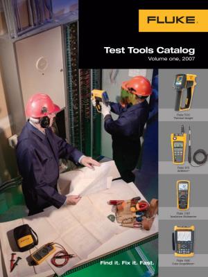 Test Tools Catalog Volume One, 2007