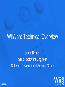 Wiiware Technical Overview