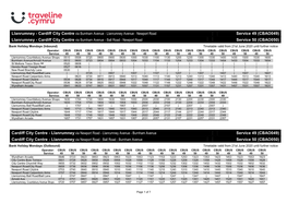 Timetable 049CBA3