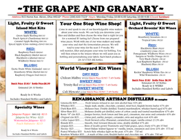 THE GRAPE and GRANARY~ Address:915 Home Ave