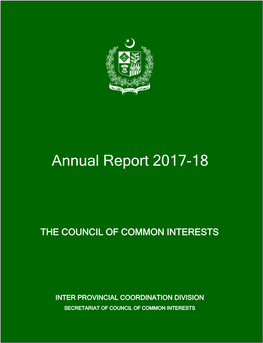 CCI Annual Report 2017-18
