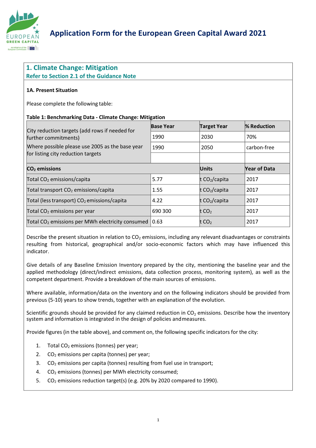 Online Application Form