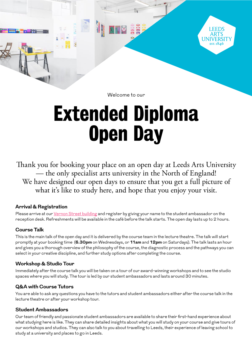 Extended Diploma Open Day