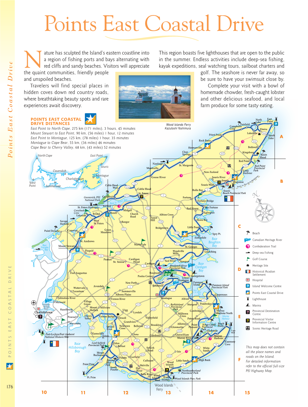 Points East Coastal Drive, 2008 Visitors Guide