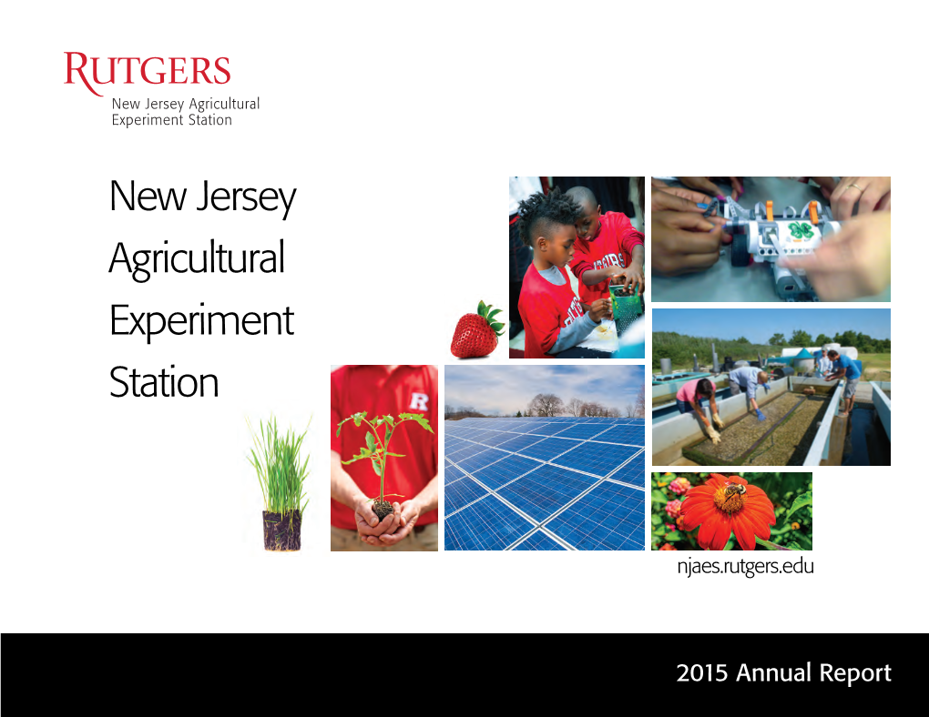 2015 Rutgers NJAES Annual Report