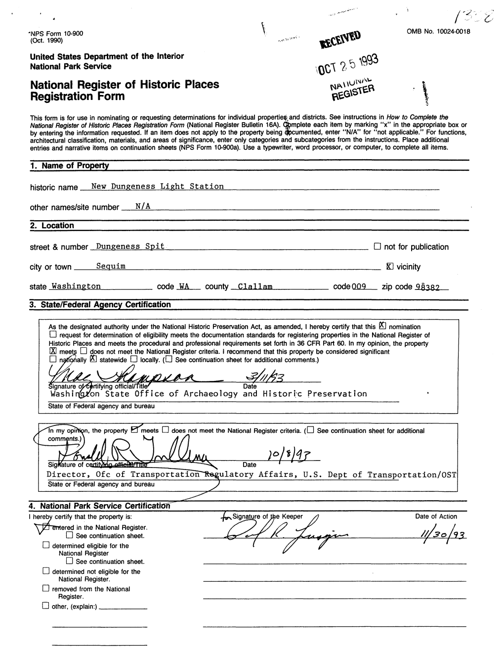 National Register of Historic Places Registration Form S*