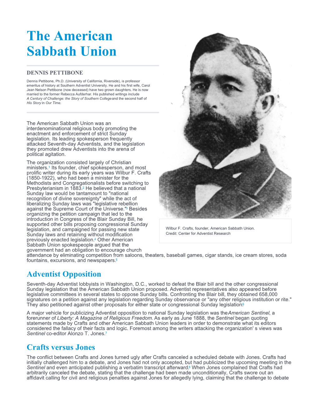 The American Sabbath Union