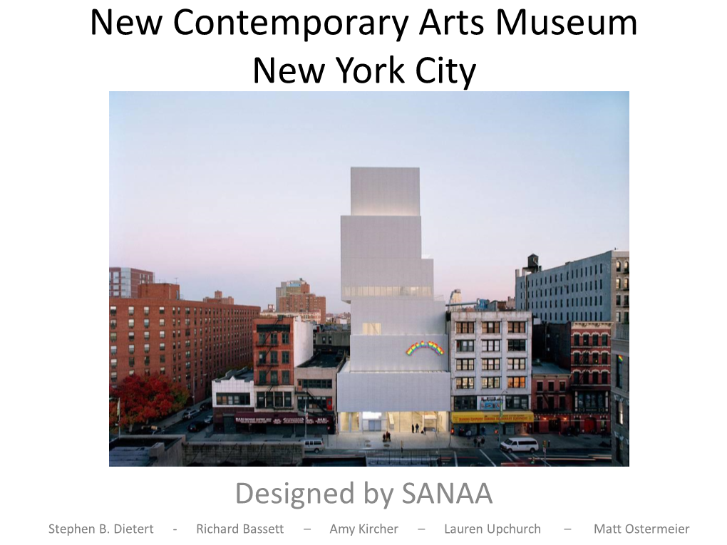 New Museum of Contemporary