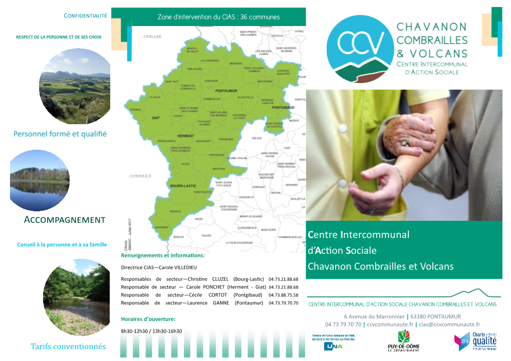 Centre Intercommunal D'action Sociale Chavanon Combrailles Et