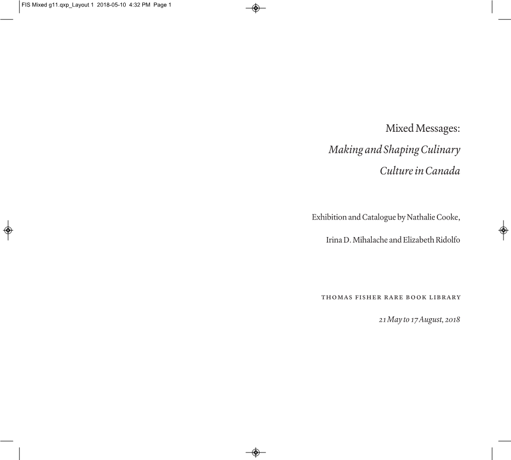 Mixed Messages Exhibition Catalogue