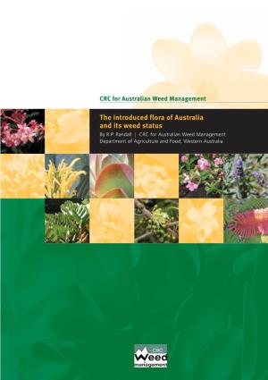 The Introduced Flora of Australia and Its Weed Status by R.P