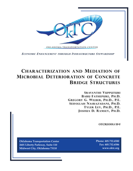 Characterization and Mediation of Microbial Deterioration of Concrete Bridge Structures