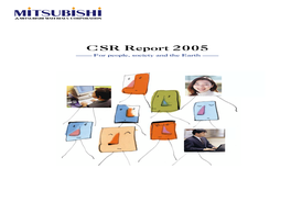 CSR Report 2005