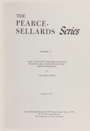 PEARCE- SELLARDS Scflcs