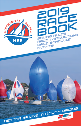 20I9 Race Book Sailing Rules Race Instructions Race Schedule Events