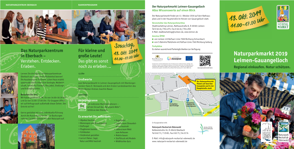 Naturparkmarkt 2019 Leimen-Gauangelloch