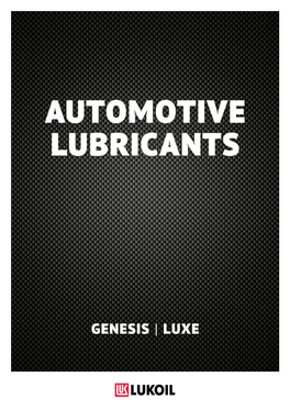 Automotive Lubricants