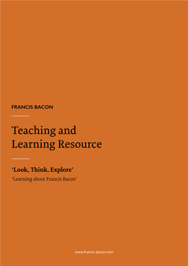 Teaching and Learning Resource