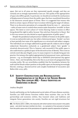 5.4 Identity Constructions and Regionalization: Commemoration of the Dead in the Treveri Region (2Nd/3Rd Century AD) – Family Identities on Tombstones in Arlon