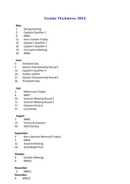 Fixtures-2021