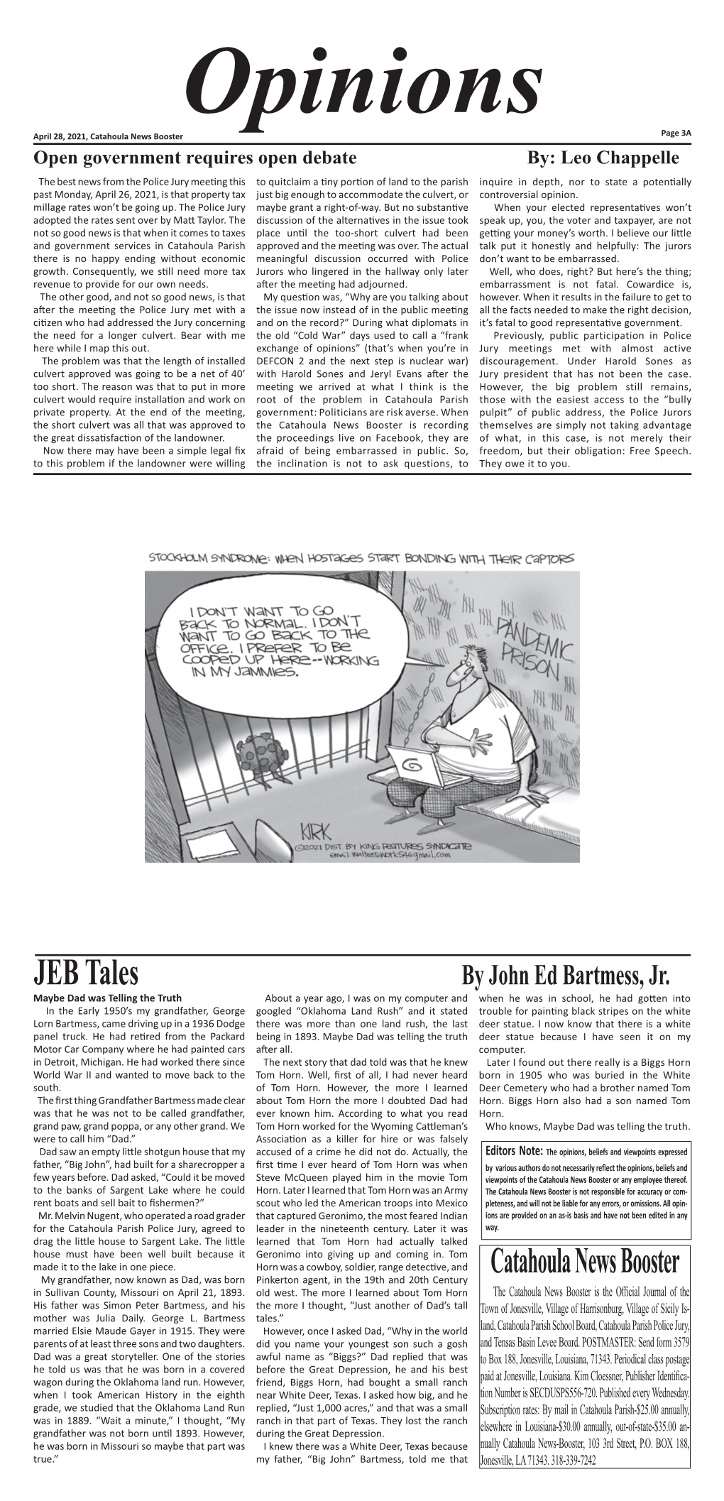 JEB Tales by John Ed Bartmess, Jr