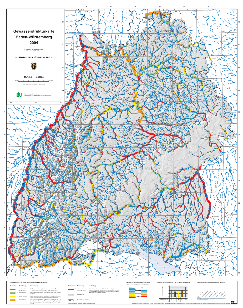 Gewässerstrukturkarte Baden-Württemberg 2004