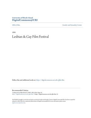 Lesbian & Gay Film Festival