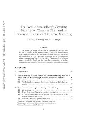 The Road to Stueckelberg's Covariant Perturbation Theory As Illustrated