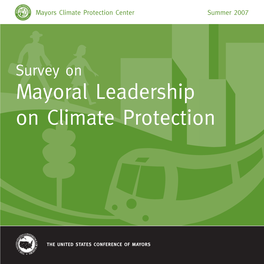 Survey on Mayoral Leadership on Climate Protection