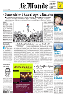 LE MONDE/PAGES&lt;UNE&gt;